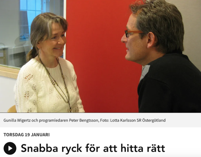 Snabba ryck for att hitta ratt